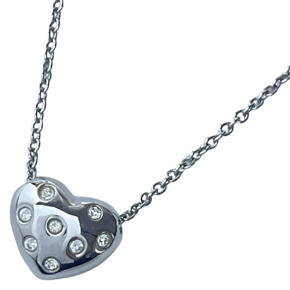 Auth SWAROVSKI - Silver Clear Hardware Swarovski Crystal Necklace - Picture 2 of 4